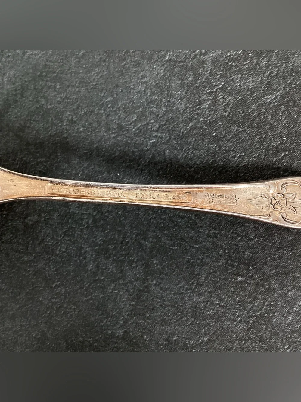 Vintage Silver Gravy Ladel, Sauce Ladle, Sugar Spoon Wm Rogers Grand Elegance